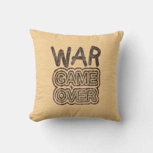 War Game Over Throw Pillow