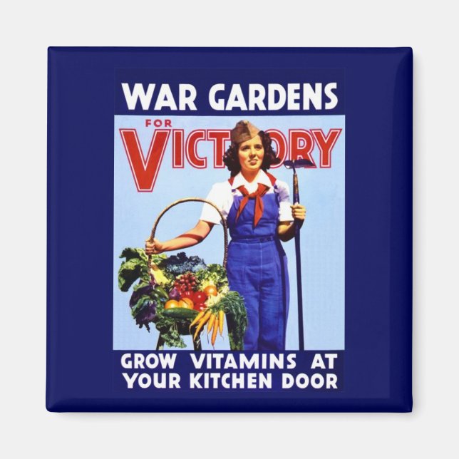 War Gardens for Victory Magnet (Front)