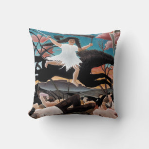 War, Henri Rousseau, 1894 Throw Pillow