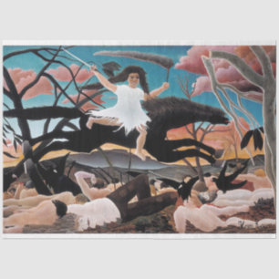 War, Henri Rousseau, 1894 Tissue Paper