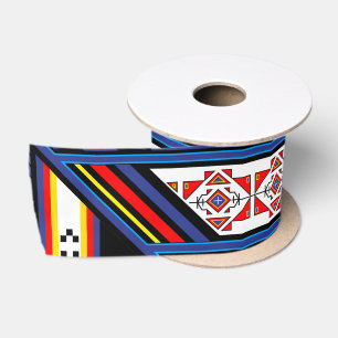 War Horse Shield Satin Ribbon