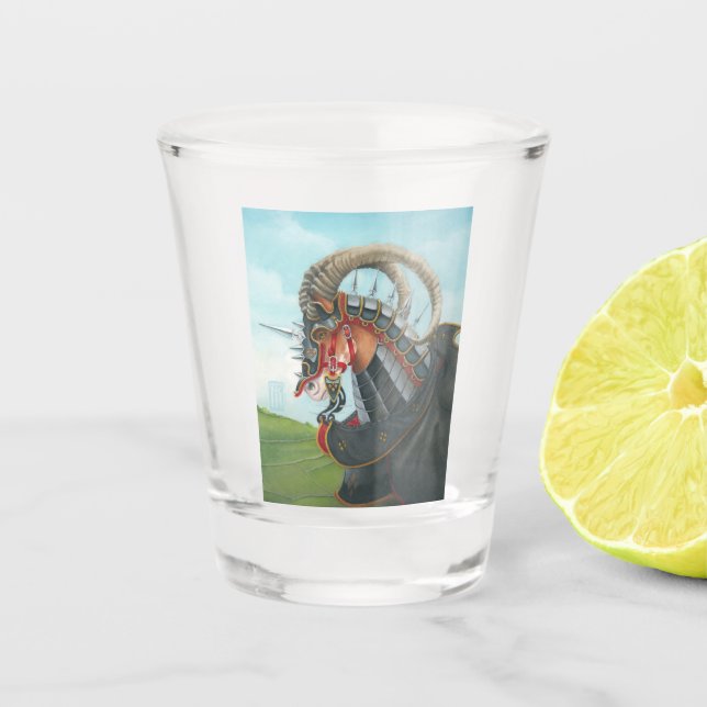 War Horse Shot Glass (Front)