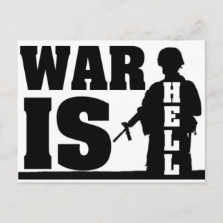 War is Hell Postcard