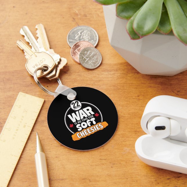 War is no time for Soft Cheesies Keychain (Desk)
