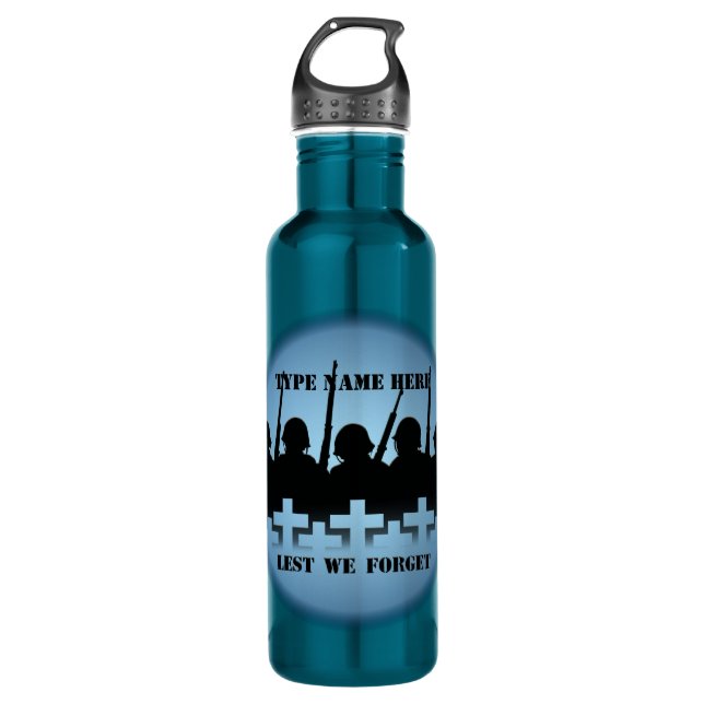 War Memorial Bottle Lest We Forget (Front)