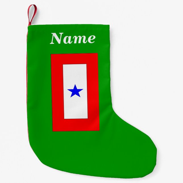 WAR MOTHER of 1 Small Christmas Stocking (Front)