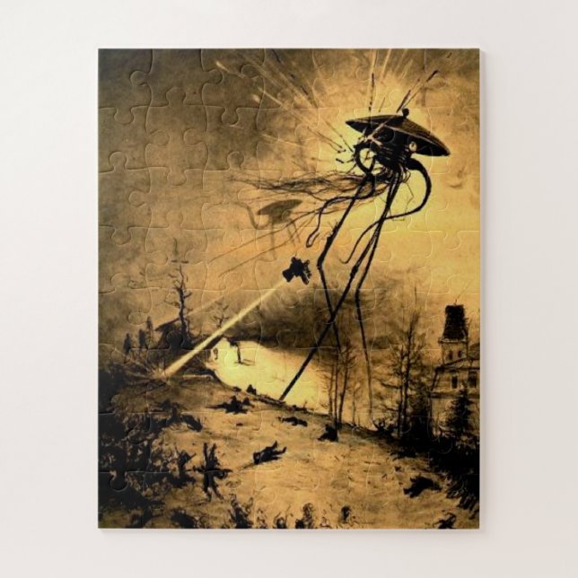 War of the Worlds Alvim Corréa 1906 Jigsaw Puzzle (Vertical)