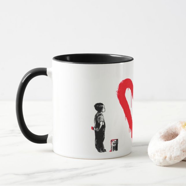 War or Love? Mug (With Donut)