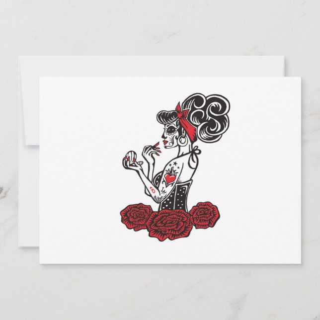 War Paint Invitation (Back)