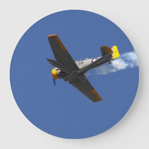 War Plane Large Clock
