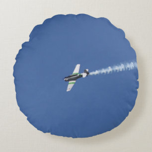 War Plane Round Pillow