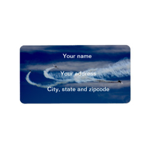 War planes address label