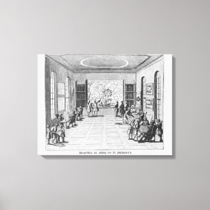 War school canvas print