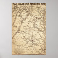 War Telegram Marking Map