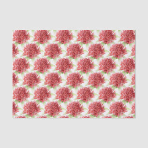 Waratah flower watercolor red botanic tissue paper