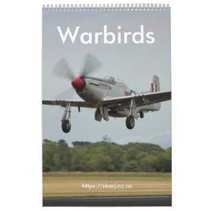 Warbirds — Calendrier ZK-ARJ (moyen, mois de 1 p