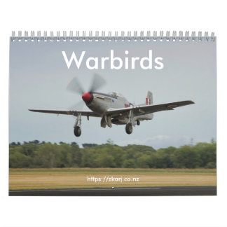 Warbirds — Calendrier ZK-ARJ (moyen, mois de 2 pag