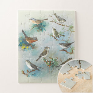 Warbler and Wrens,  Jigsaw Puzzle