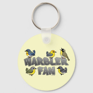 Warbler Fan Keychain