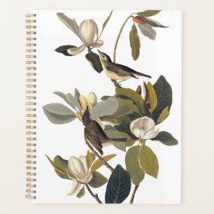Warbling Flycatcher Kingbirds Vintage Audubon Planner