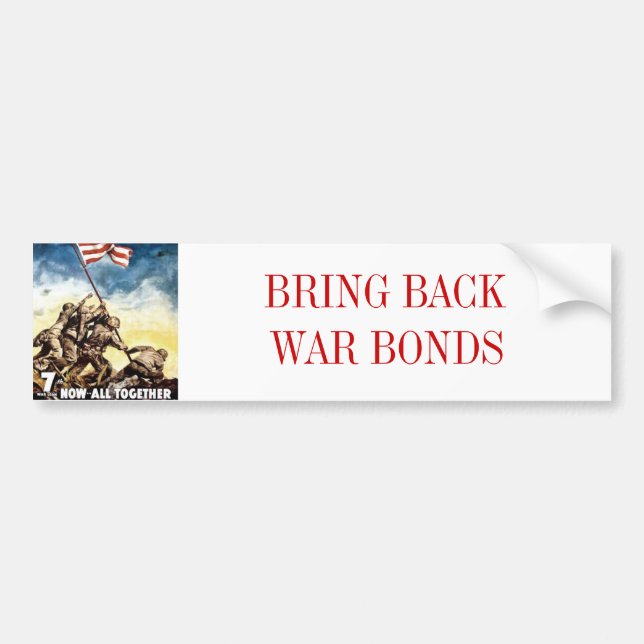 WarBonds Bumper Sticker (Front)