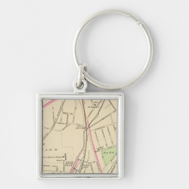 Ward 15, New Haven Keychain (Front)
