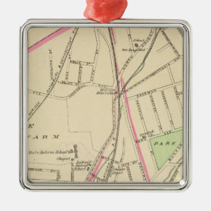 Ward 15, New Haven Metal Ornament