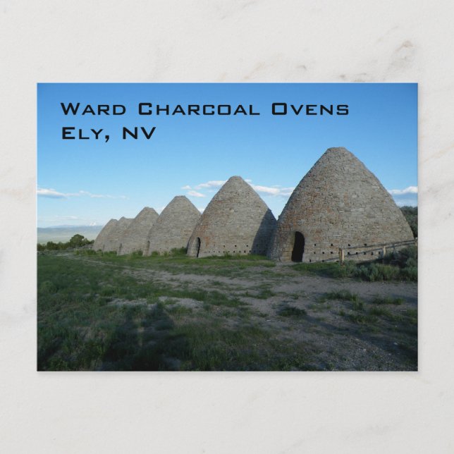 Ward Charcoal Ovens Postcard (Front)