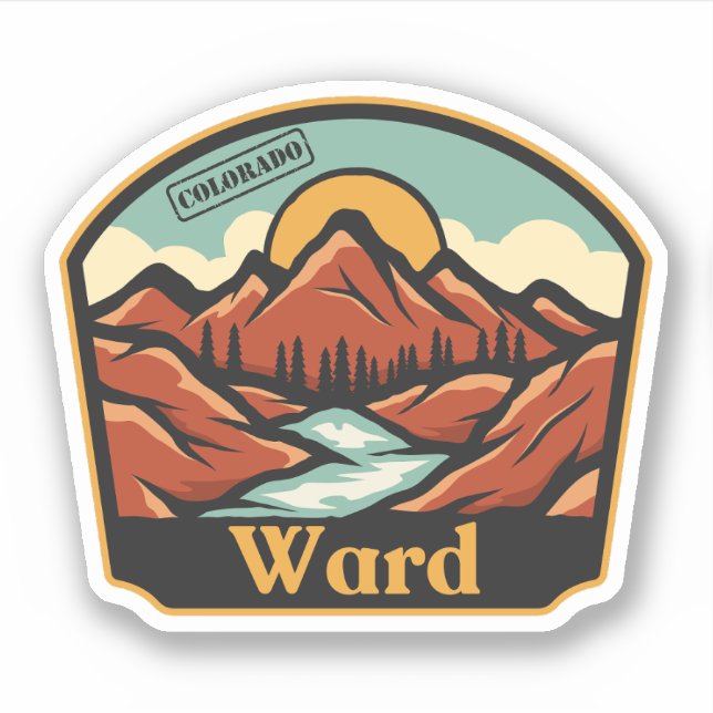 Ward, Colorado Sticker (Front)