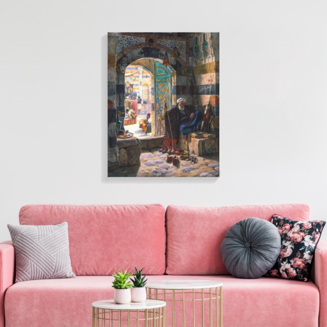 Warden of the Mosque Damascus | Bauernfeind | Canvas Print (Insitu(LivingRoom))