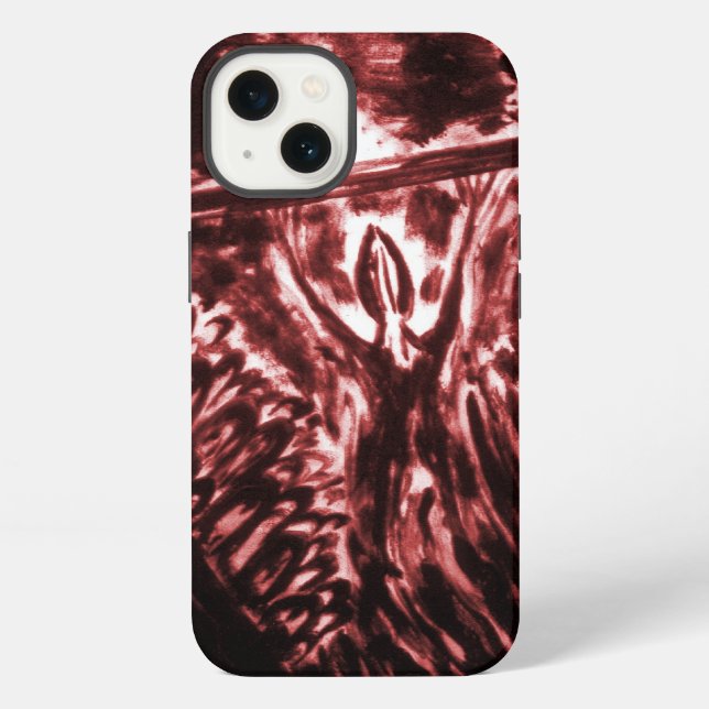Warding Off Evil iPhone Case (Back)