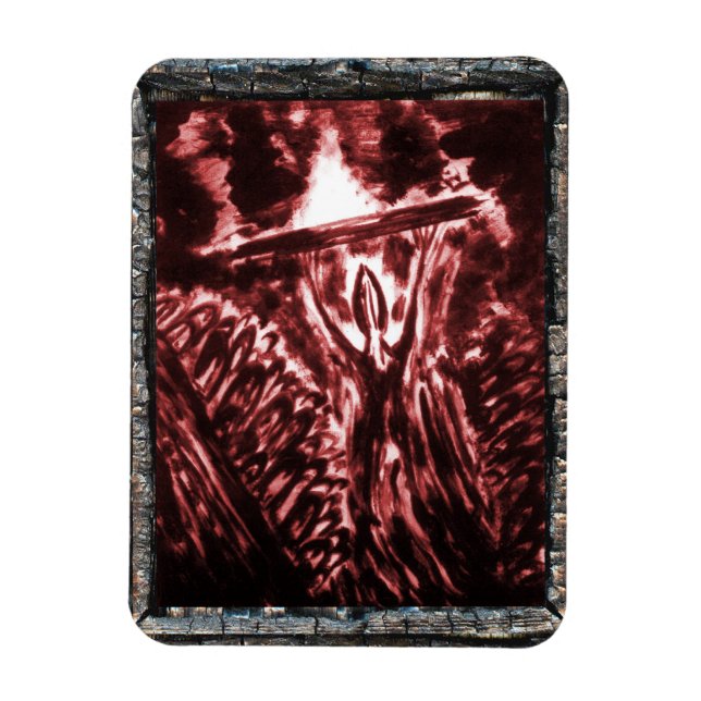 Warding Off Evil Magnet (Vertical)