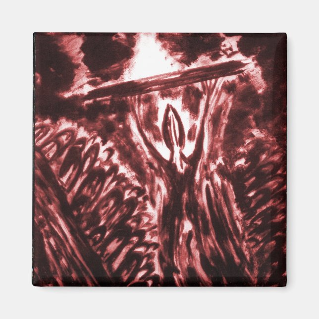 Warding Off Evil Magnet (Front)