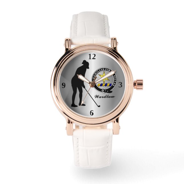 Wardlaw Clan Badge (Hers) Golf  Watch (Front)