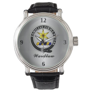 Wardlaw Clan Badge Personalized Watch