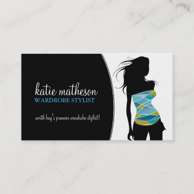 Wardrobe Stylist Business Card (Front)