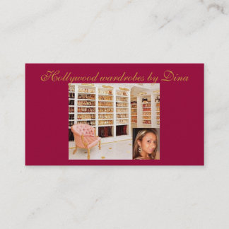 Wardrobe Stylist Business Card
