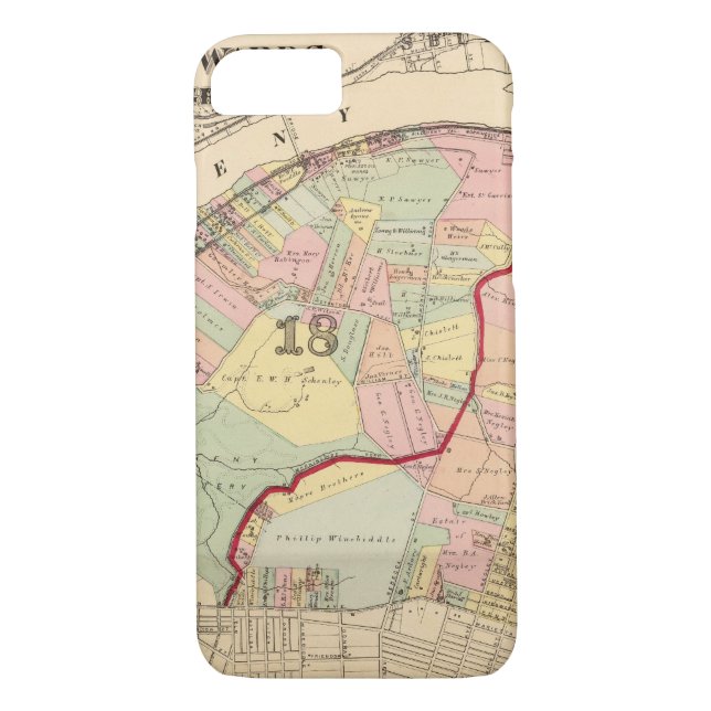 Wards 1819 of Pittsburgh, Pennsyvania Case-Mate iPhone Case (Back)