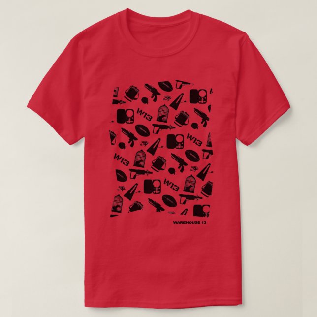 Warehouse 13 Items  T-Shirt (Design Front)