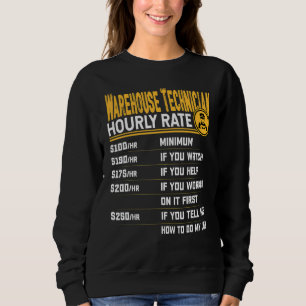 Warehouse Technician Hourly Rate Warehouse Mecha Sweatshirt