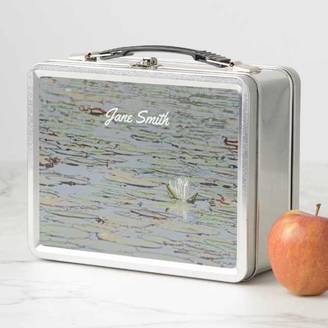 Warerlily Pond Lake Flower I Lunch Box (In Situ)