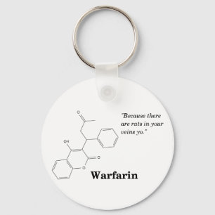 Warfarin (Blood Thinner) Keychain