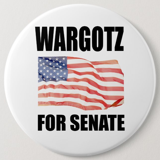 WARGOTZ 2010 6 INCH ROUND BUTTON (Front)