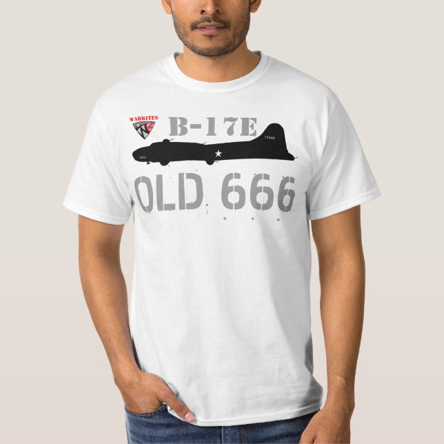 Warkites B-17 Old666 T-Shirt (Front)
