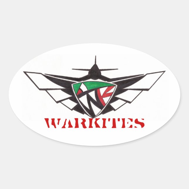 Warkites-Sticker Oval Sticker (Front)