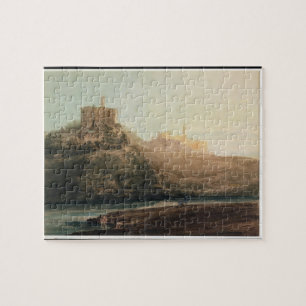 Warkworth Castle, Northumberland, c.1798 (w/c, gou Jigsaw Puzzle