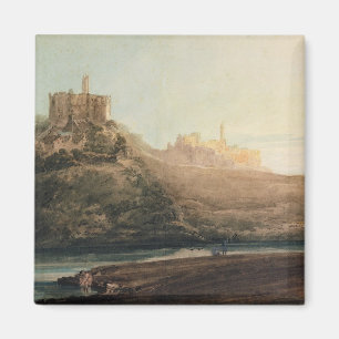 Warkworth Castle, Northumberland, c.1798 (w/c, gou Magnet
