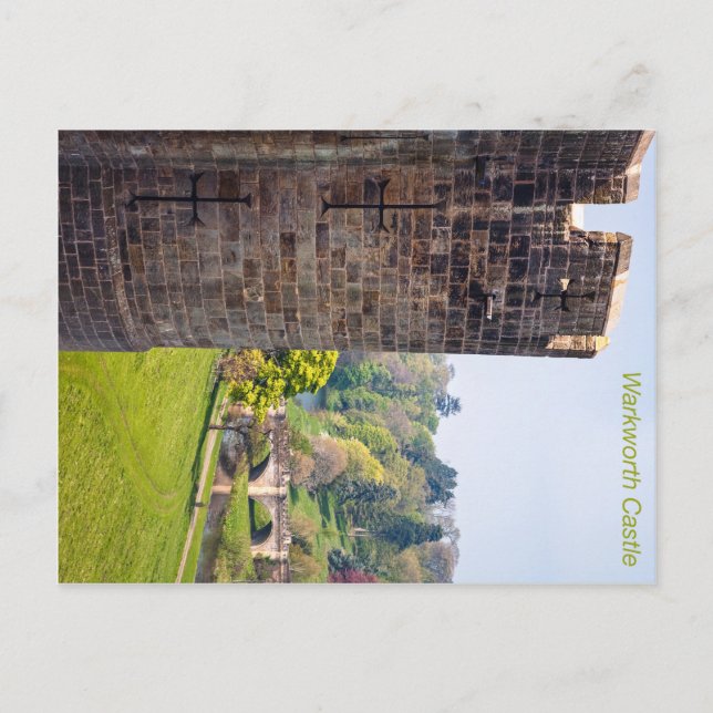 Warkworth Castle Postcard (Front)