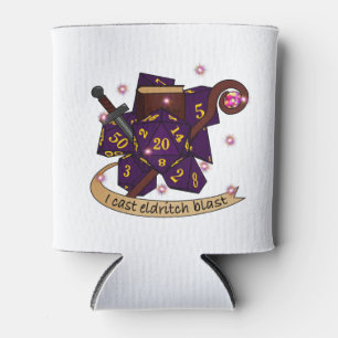 Warlock Dice Design Can Cooler