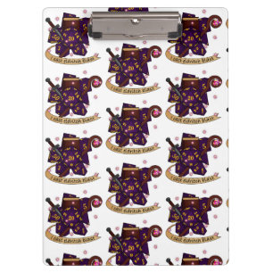 Warlock Dice Design Clipboard
